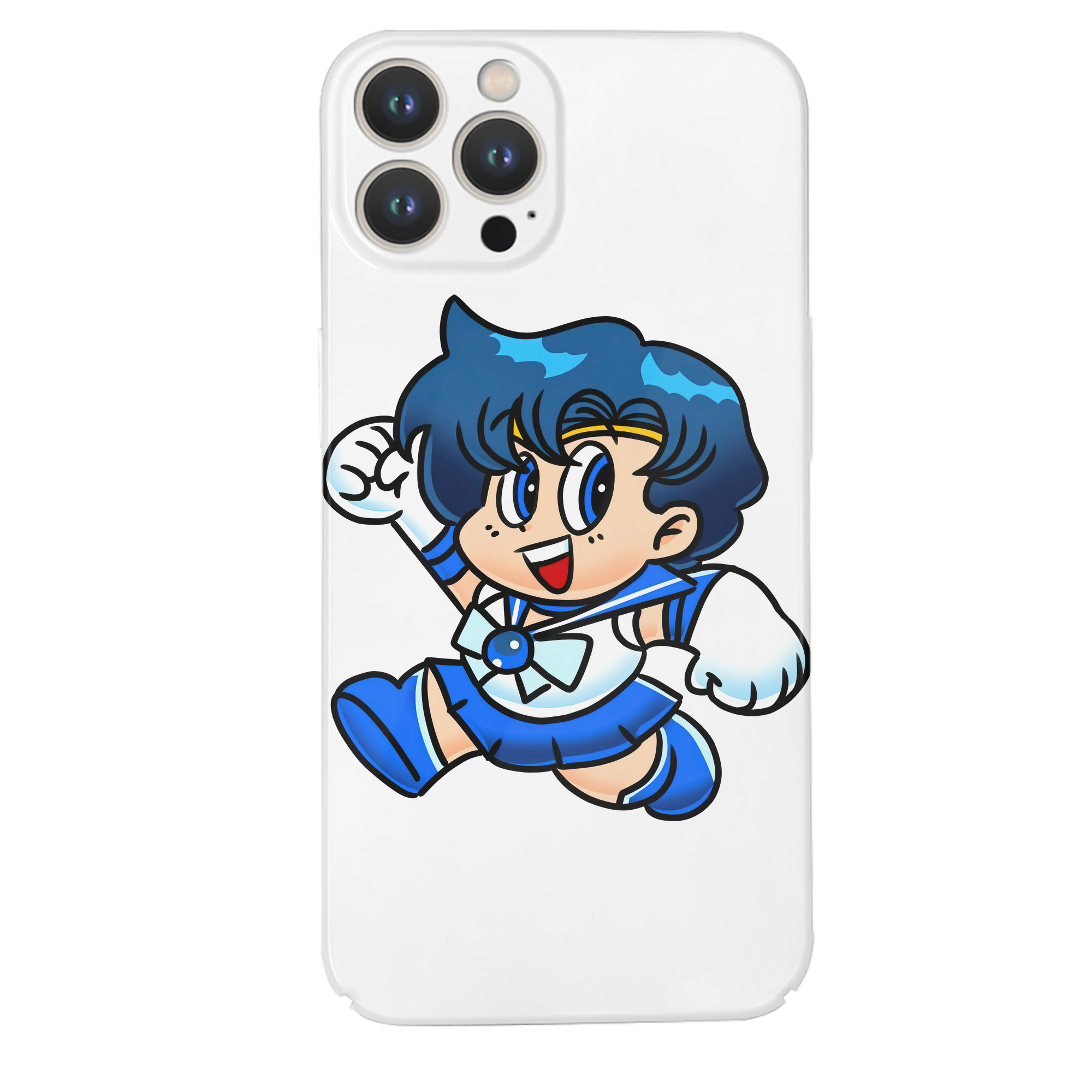 （画像用） 美少女戦士セーラームーン 水野 亜美 みずの あみ Sailor Moon Mizuno Ami 【iPhone 14シリーズ対応】ハードケース